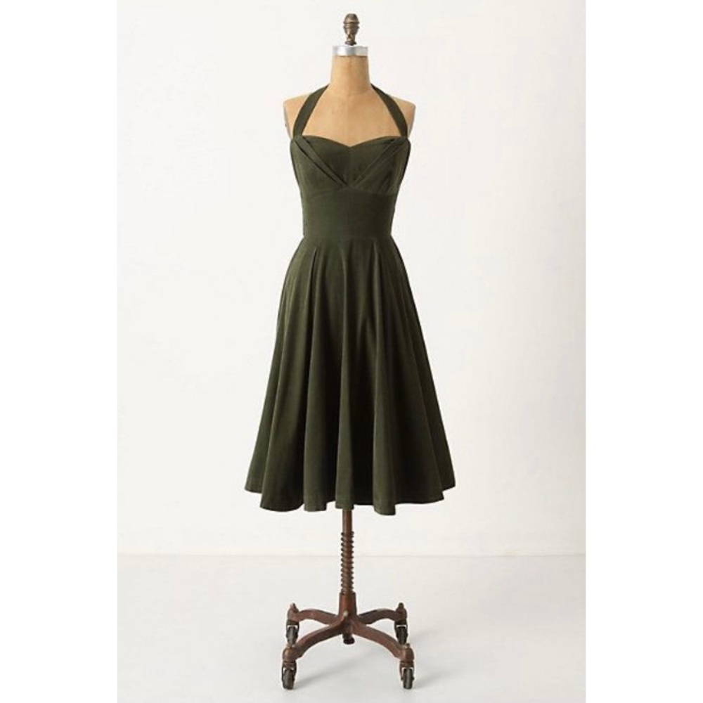 Anthropologie Halter Dress